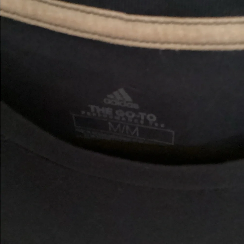 Adidas Blue and White Short Sleeve Tee